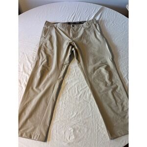 Hi-Tec Outdoor Hiking Pants Mens 40x30 Tan Good Lightweight Performance Utility